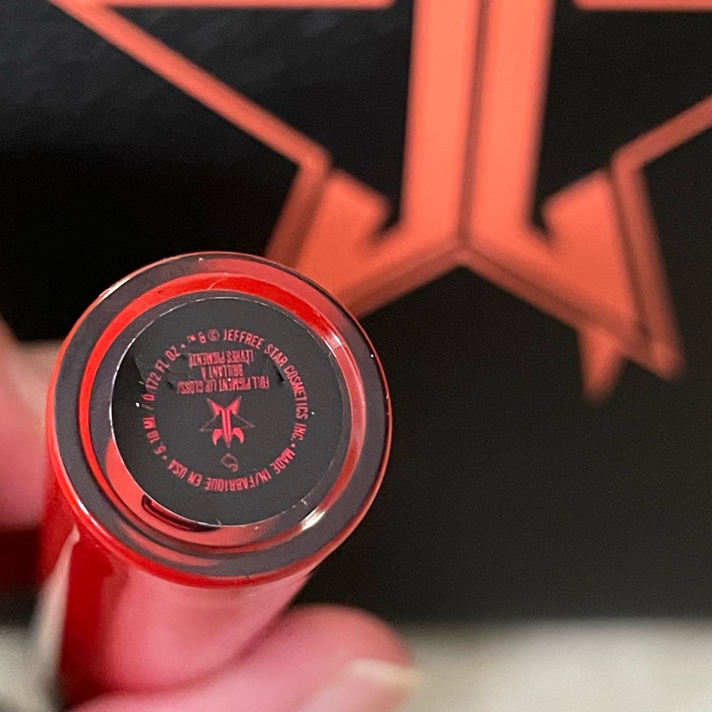 Jeffree Star Supreme Gloss Full Pigment Red  Lip Gloss NIB - Picture 6 of 7